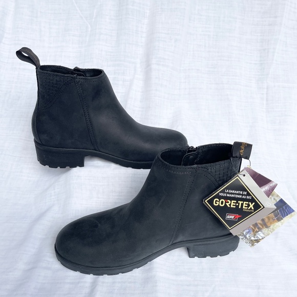 Dubarry of Ireland Carlow Black Leather GORTEX Ankle Boots EU 38 US 7 NWT - Picture 3 of 8
